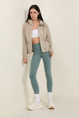 Drawstring Water-Resistant Hooded Jacket